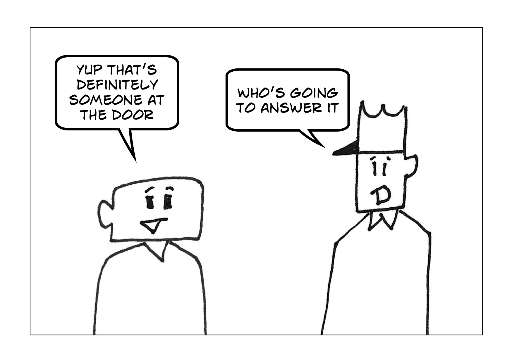 trouble